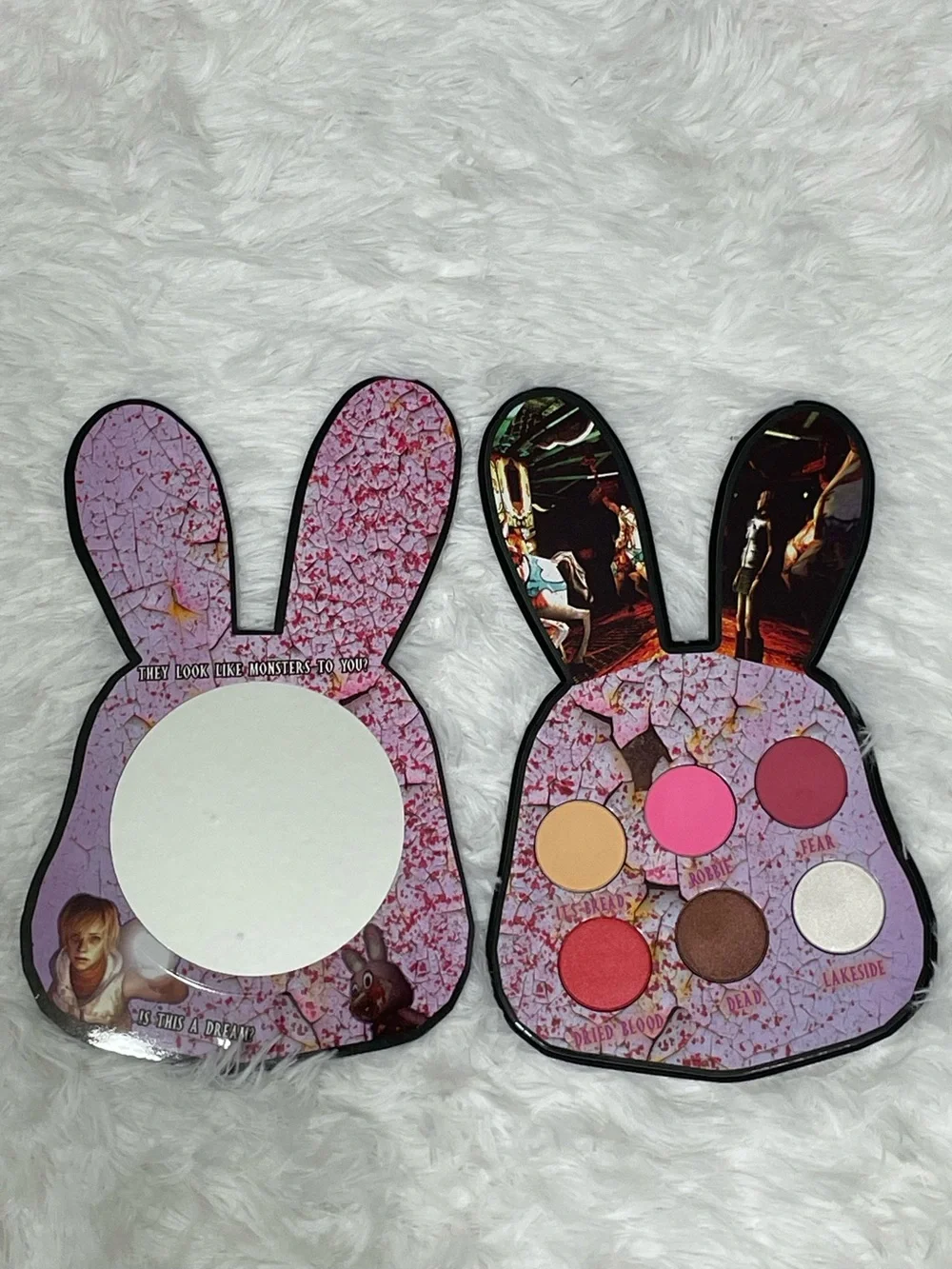 VAMPYRE COSMETICS x SILENT HILL Robbie The Rabbit Eyeshadow Palette Makeup